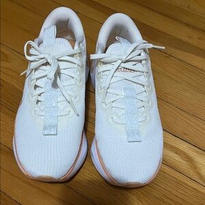 Nike Women's White and Tan Sneakers